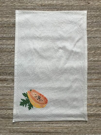 Calyz Papaya Tea Towel - Image 2